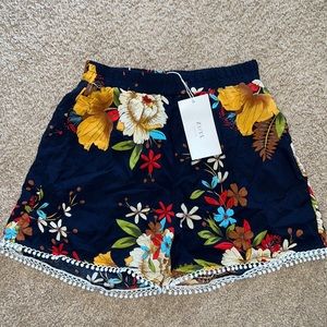 Zaful female floral shorts